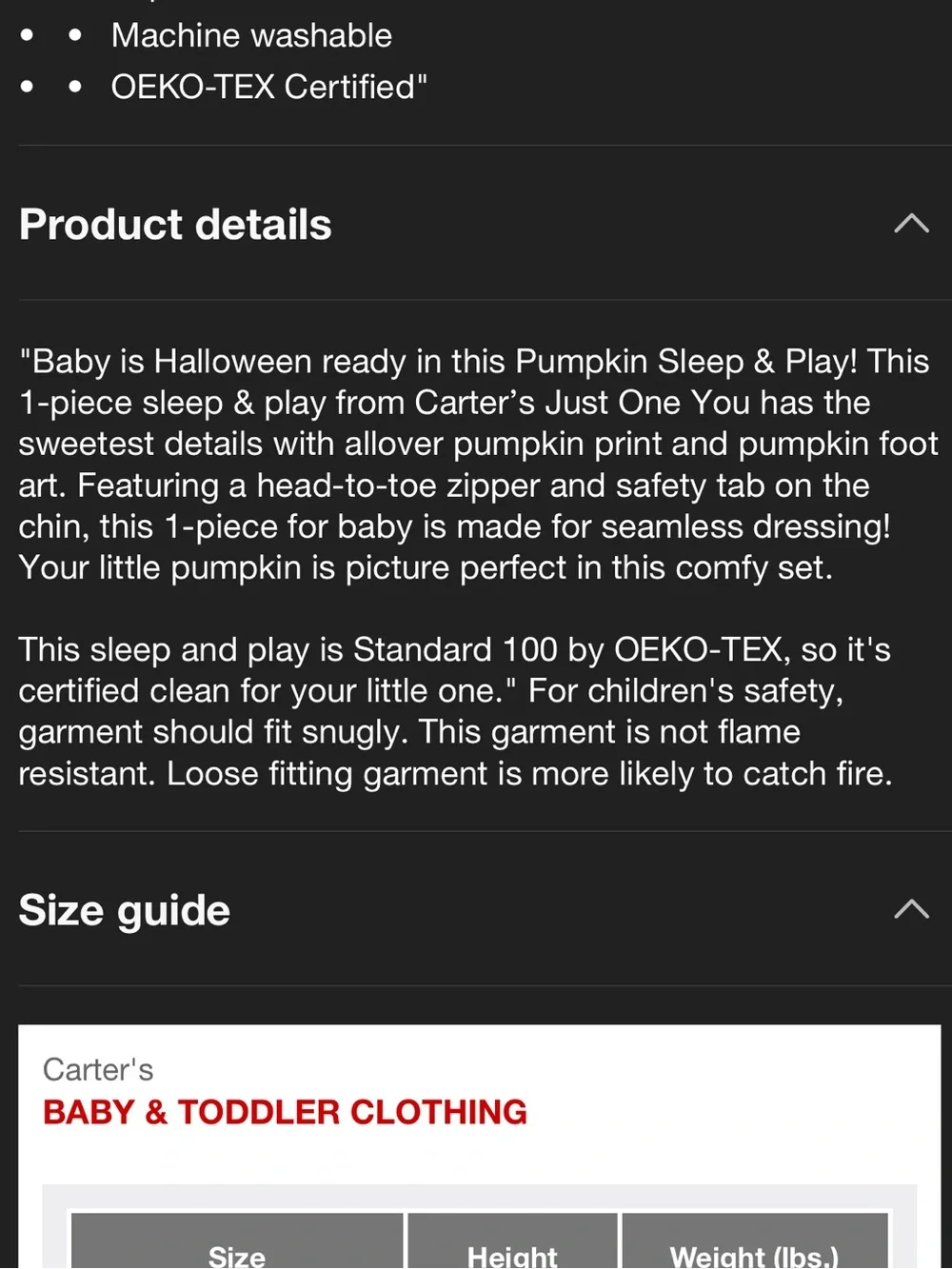 🖤🎃 NWT Carter’s Halloween Sleeper Bundle - Newborn - Set of 2 - Lil Pumpkin 🎃🖤